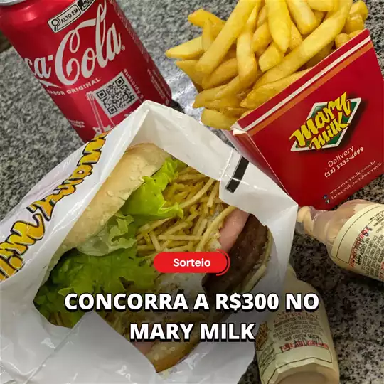 [SORTEIO] Concorra a um voucher de R$ 300 em consumo no Mary Milk