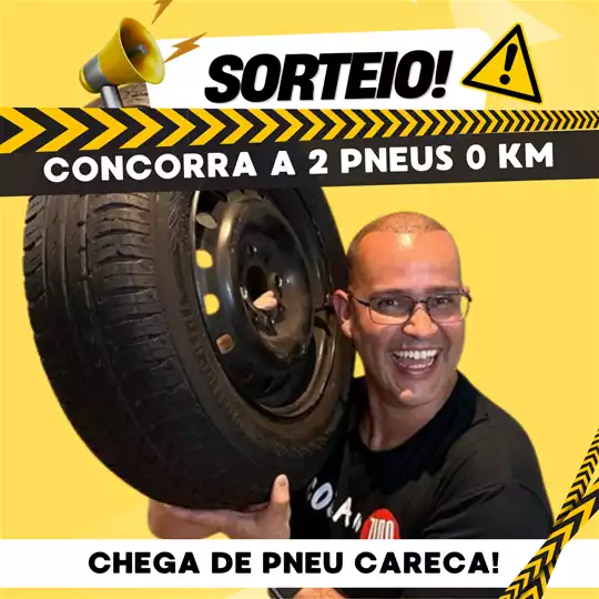 [SORTEIO] Concorra a 2 pneus 0 km para o seu carro, moto ou bicicleta 
