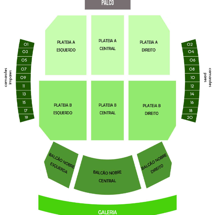 Mapa do Evento - Fagner em Juiz de Fora (Foto: Divulgação)